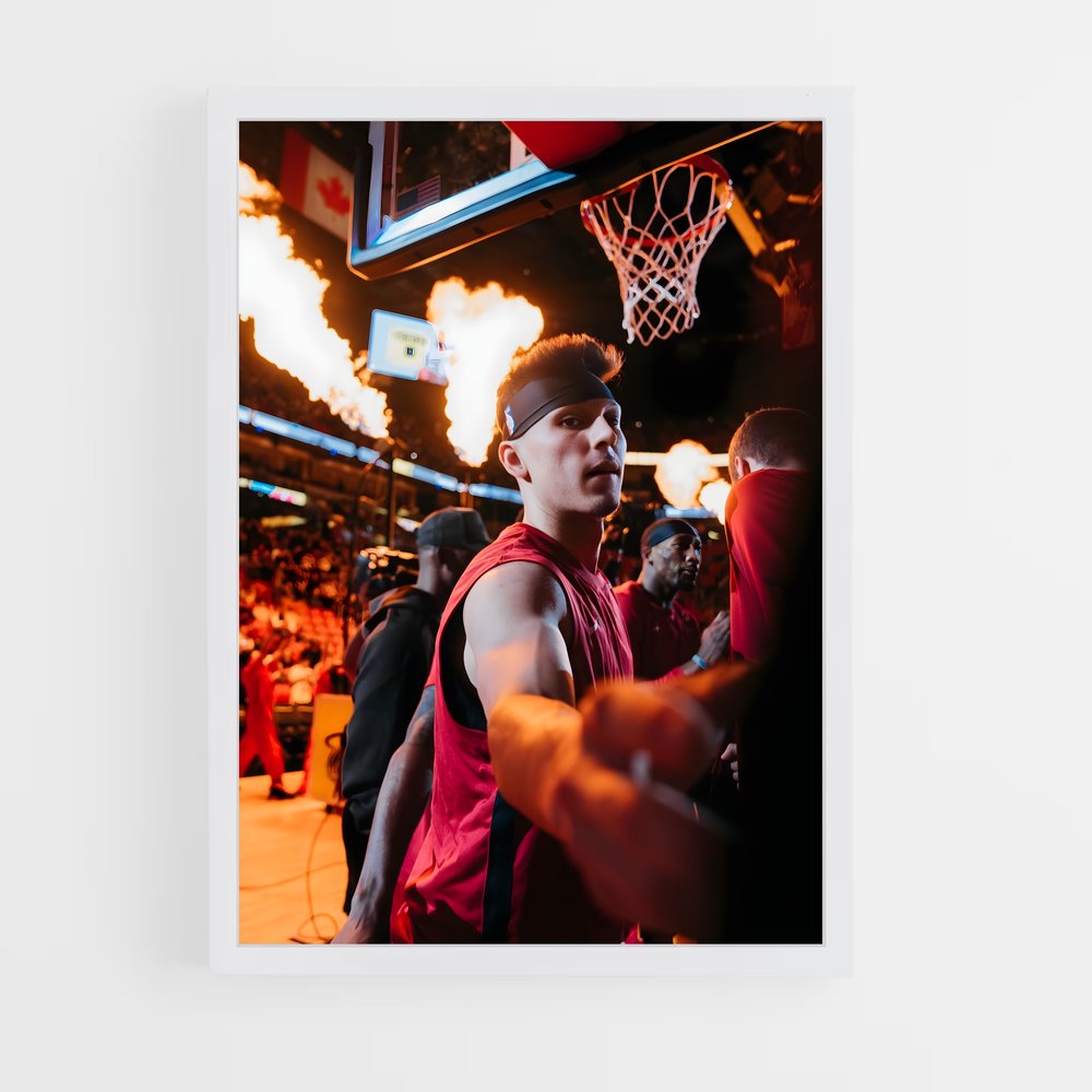 Poster Tyler herro dunk – affiche Basketball (vue 3)